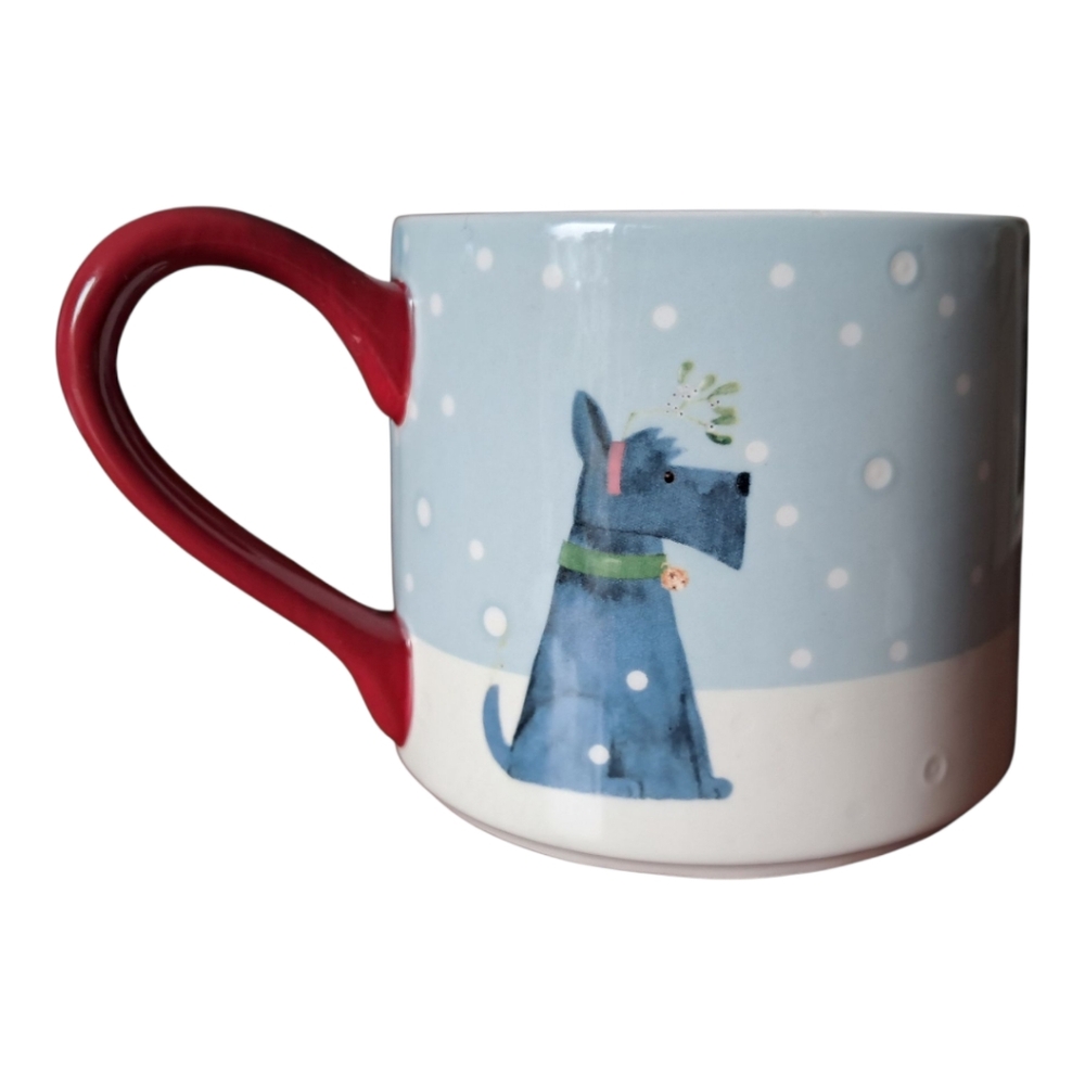 Pier 1 Imports Coffee Mug Holiday And Dog Theme 18 Oz - Picture 3 of 5